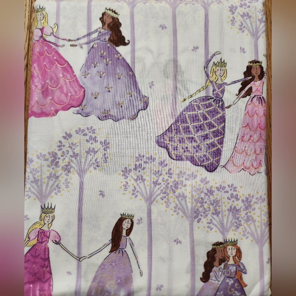 Princess Themed Pottery Barn Full Size Flat Sheet